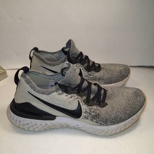 Nike Epic React Flyknit Oreo Running Shoes Men's sz 8(BQ8928-101)